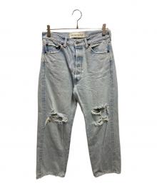 THE SHINZONE（ザ シンゾーン）の古着「NEW YORKER DENIM PANTS ダメージデニムパンツ」｜インディゴ