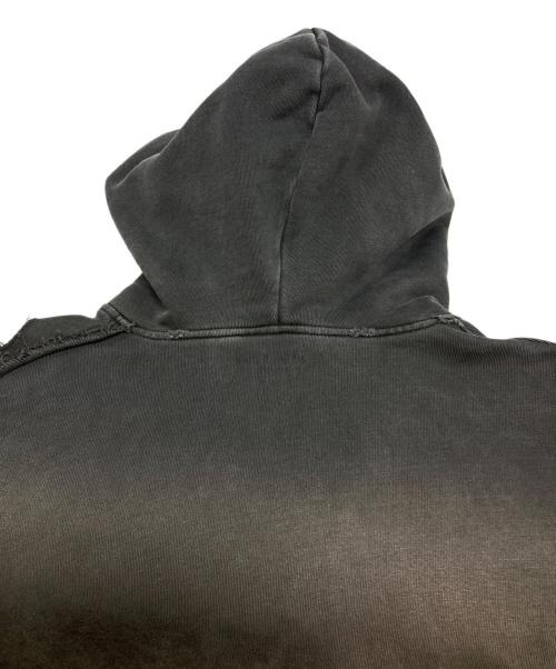 PERVERZE（パーバーズ）PERVERZE (パーバーズ) DISTRESS Step Layered Hoodie グレー サイズ:FREEの古着・服飾アイテム