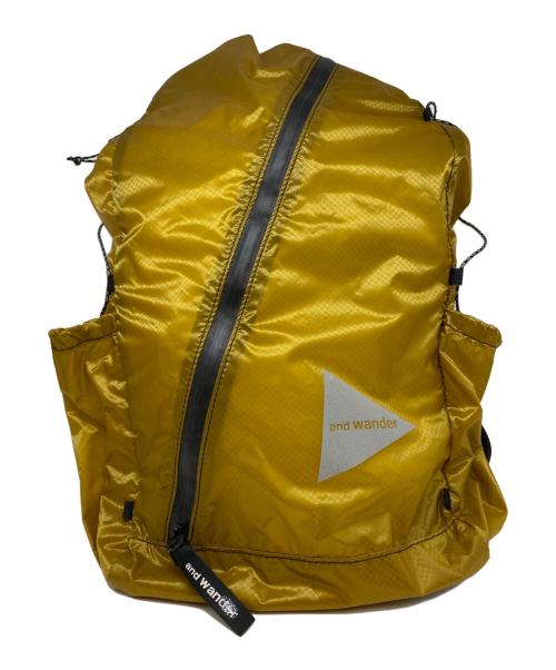 and wander（アンドワンダー）and wander (アンドワンダー) sil daypack ベージュの古着・服飾アイテム