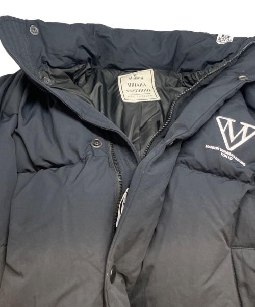 Maison MIHARA YASUHIRO（メゾン ミハラ ヤスヒロ）Maison MIHARA YASUHIRO (メゾン ミハラ ヤスヒロ) 25AW Roll-up Hem Down Jacket ブラック サイズ:38の古着・服飾アイテム