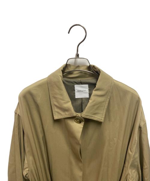 kurashi&trips publishing（クラシアンドトリップス パブリッシング）kurashi&trips publishing (クラシアンドトリップス パブリッシング) トレンチコート ベージュ サイズ:Ｓの古着・服飾アイテム