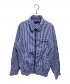POLO RALPH LAURENポロ・ラルフローレン）の古着「ストライプジャケット」｜ブルー