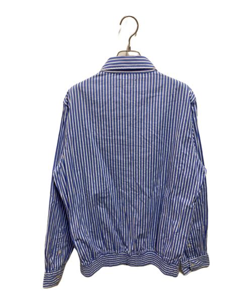 POLO RALPH LAUREN（ポロ・ラルフローレン）POLO RALPH LAUREN (ポロ・ラルフローレン) ストライプジャケット ブルー サイズ:Ｍの古着・服飾アイテム