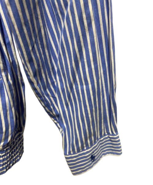 POLO RALPH LAUREN（ポロ・ラルフローレン）POLO RALPH LAUREN (ポロ・ラルフローレン) ストライプジャケット ブルー サイズ:Ｍの古着・服飾アイテム