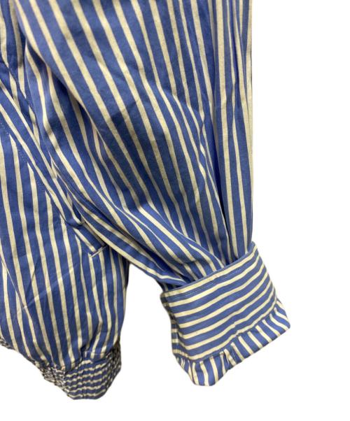 POLO RALPH LAUREN（ポロ・ラルフローレン）POLO RALPH LAUREN (ポロ・ラルフローレン) ストライプジャケット ブルー サイズ:Ｍの古着・服飾アイテム