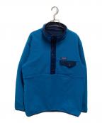 Patagoniaパタゴニア）の古着「Reversible Snap-T Glissade Pullover」｜スカイブルー