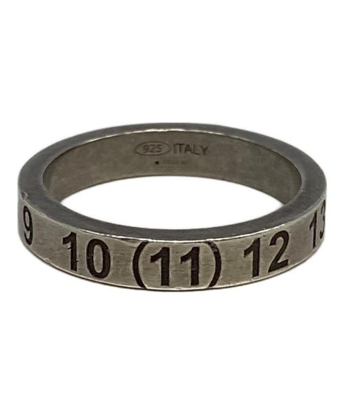 Maison Margiela（メゾンマルジェラ）Maison Margiela (メゾンマルジェラ) ナンバリングリング シルバー サイズ:19号の古着・服飾アイテム