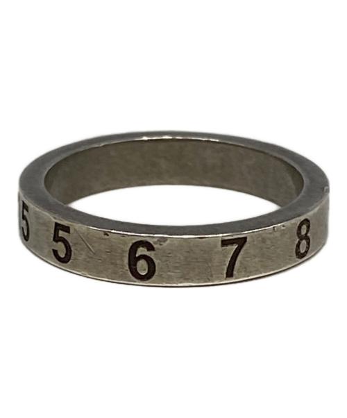 Maison Margiela（メゾンマルジェラ）Maison Margiela (メゾンマルジェラ) ナンバリングリング シルバー サイズ:19号の古着・服飾アイテム