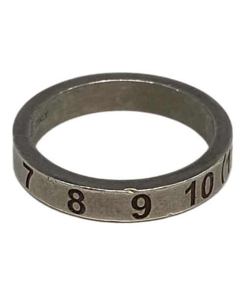 Maison Margiela（メゾンマルジェラ）Maison Margiela (メゾンマルジェラ) ナンバリングリング シルバー サイズ:19号の古着・服飾アイテム