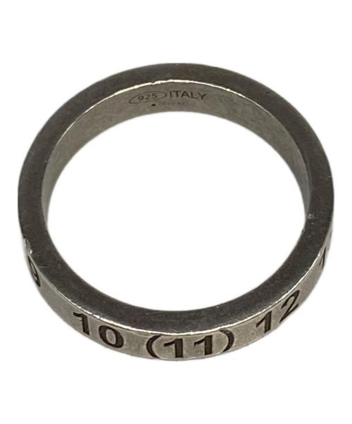 Maison Margiela（メゾンマルジェラ）Maison Margiela (メゾンマルジェラ) ナンバリングリング シルバー サイズ:19号の古着・服飾アイテム