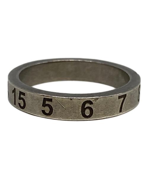 Maison Margiela（メゾンマルジェラ）Maison Margiela (メゾンマルジェラ) ナンバリングリング シルバー サイズ:19号の古着・服飾アイテム