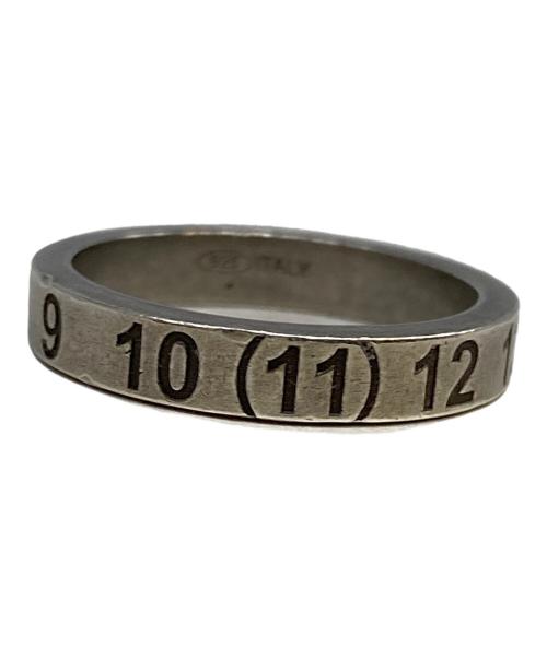 Maison Margiela（メゾンマルジェラ）Maison Margiela (メゾンマルジェラ) ナンバリングリング シルバー サイズ:19号の古着・服飾アイテム