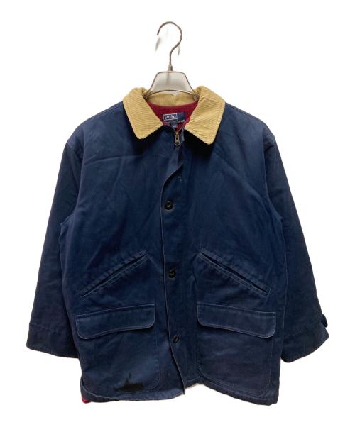 POLO RALPH LAUREN（ポロ・ラルフローレン）POLO RALPH LAUREN (ポロ・ラルフローレン) ハンティングジャケット ネイビー サイズ:160の古着・服飾アイテム