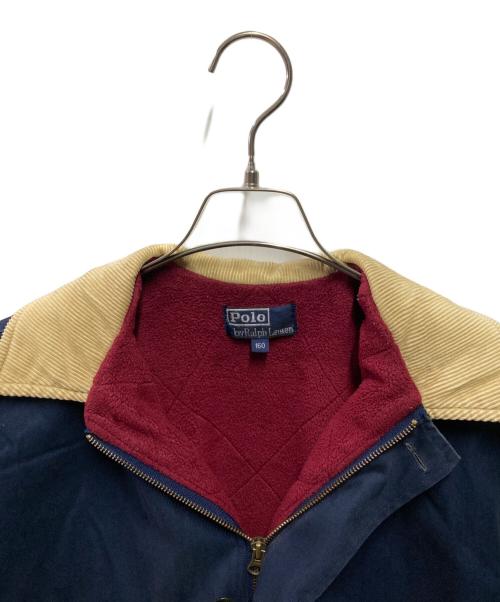 POLO RALPH LAUREN（ポロ・ラルフローレン）POLO RALPH LAUREN (ポロ・ラルフローレン) ハンティングジャケット ネイビー サイズ:160の古着・服飾アイテム