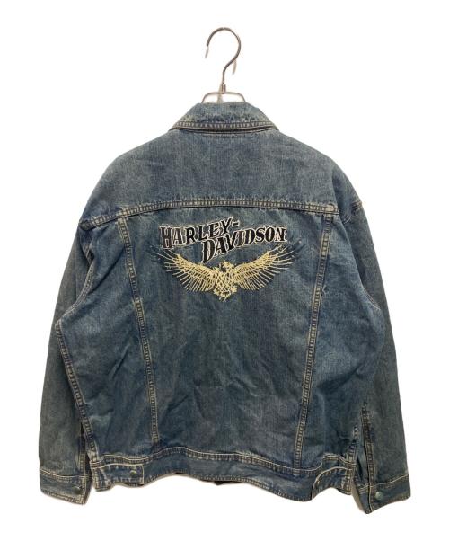 HARLEY-DAVIDSON（ハーレーダビッドソン）HARLEY-DAVIDSON (ハーレーダビッドソン) 00's デニムジャケット インディゴ サイズ:Ｌの古着・服飾アイテム
