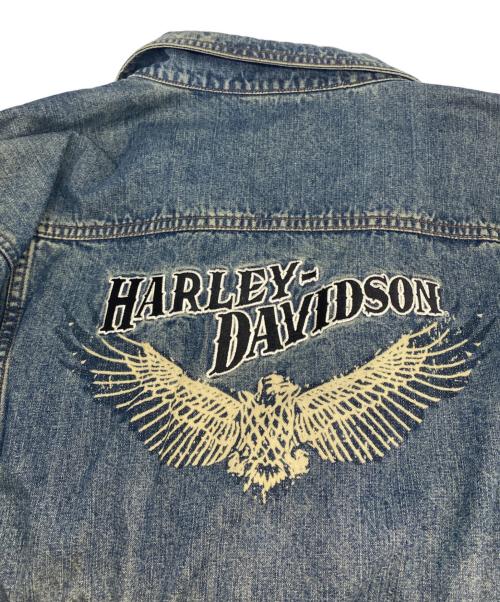HARLEY-DAVIDSON（ハーレーダビッドソン）HARLEY-DAVIDSON (ハーレーダビッドソン) 00's デニムジャケット インディゴ サイズ:Ｌの古着・服飾アイテム
