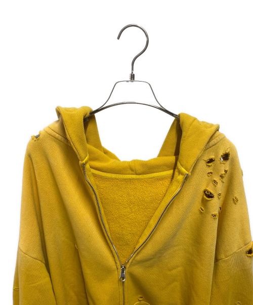 Bravest Studios（ブレイベストスタジオ）Bravest Studios (ブレイベストスタジオ) ナロースタッズフーディー イエロー サイズ:2XLの古着・服飾アイテム