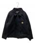 CarHartt（カーハート）の古着「DUCK DETROIT JACKET BLANKET」｜ブラック