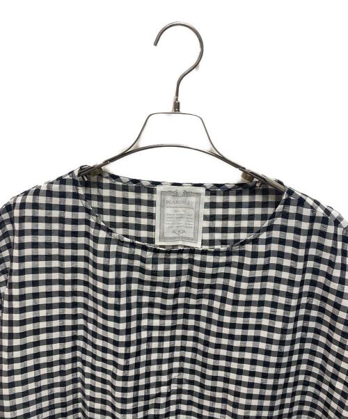 BEARDSLEY（ビアズリー）BEARDSLEY (ビアズリー) 裾レースブラウス ホワイト×ブラック サイズ:FREEの古着・服飾アイテム