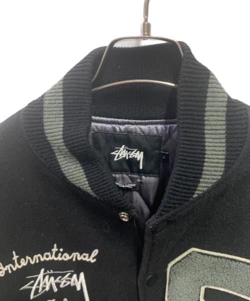 stussy（ステューシー）stussy (ステューシー) Big S Letterman Jacket ブラック サイズ:Ｓの古着・服飾アイテム