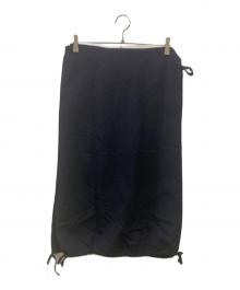 ROBE DE CHAMBRE COMME DES GARCONS（ローブドシャンブル コムデギャルソン）の古着「ラップスカート」｜ネイビー