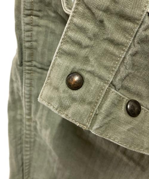 RRL（ダブルアールエル）RRL (ダブルアールエル) 13スターヘリンボーンショーツ グリーン サイズ:30の古着・服飾アイテム