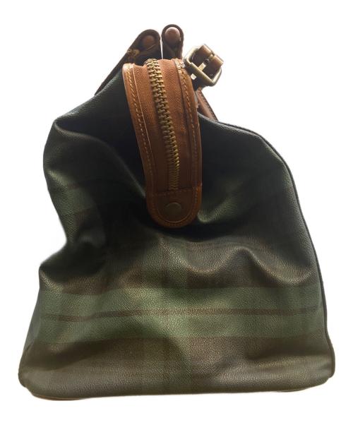POLO RALPH LAUREN（ポロ・ラルフローレン）POLO RALPH LAUREN (ポロ・ラルフローレン) チェックドクターズバッグ グリーンの古着・服飾アイテム