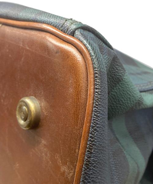 POLO RALPH LAUREN（ポロ・ラルフローレン）POLO RALPH LAUREN (ポロ・ラルフローレン) チェックドクターズバッグ グリーンの古着・服飾アイテム