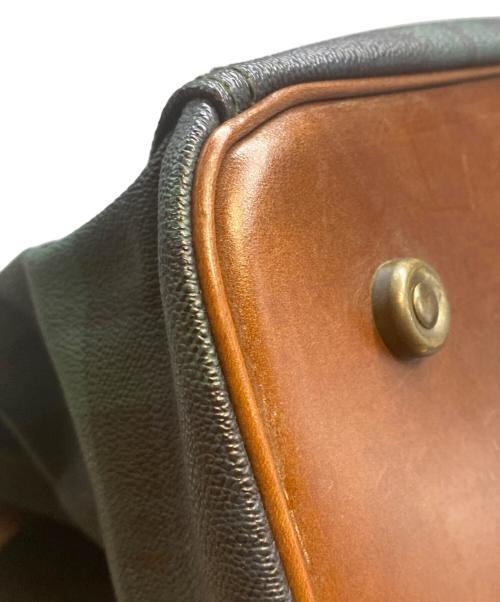 POLO RALPH LAUREN（ポロ・ラルフローレン）POLO RALPH LAUREN (ポロ・ラルフローレン) チェックドクターズバッグ グリーンの古着・服飾アイテム