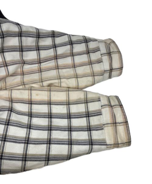 SUPREME（シュプリーム）SUPREME (シュプリーム) Dickies (ディッキーズ) 23AW PLAID HOODED ZIP UP SHIRT ベージュ サイズ:Ｌの古着・服飾アイテム