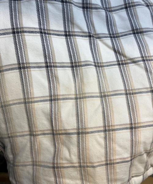 SUPREME（シュプリーム）SUPREME (シュプリーム) Dickies (ディッキーズ) 23AW PLAID HOODED ZIP UP SHIRT ベージュ サイズ:Ｌの古着・服飾アイテム