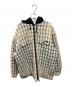 SUPREME（シュプリーム）の古着「23AW PLAID HOODED ZIP UP SHIRT」｜ベージュ