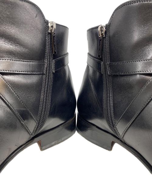 Santoni（サントーニ）Santoni (サントーニ) CARTER サイドジップブーツ ブラック サイズ:SIZE７ 1/2の古着・服飾アイテム