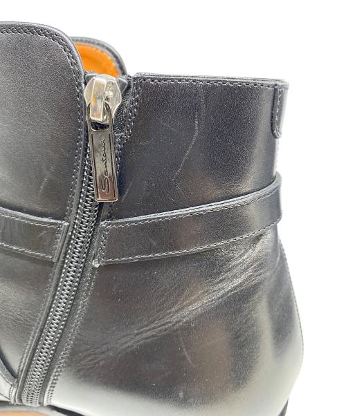 Santoni（サントーニ）Santoni (サントーニ) CARTER サイドジップブーツ ブラック サイズ:SIZE７ 1/2の古着・服飾アイテム