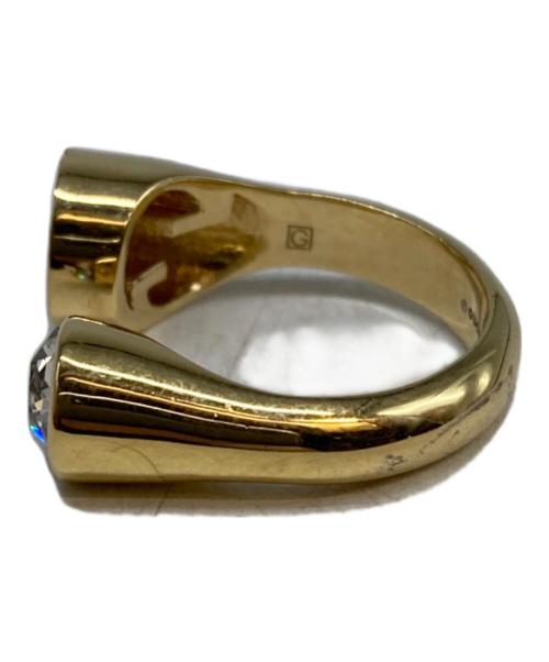 GUCCI（グッチ）GUCCI (グッチ) ブロンディ クリスタルリング ゴールド サイズ:XSの古着・服飾アイテム