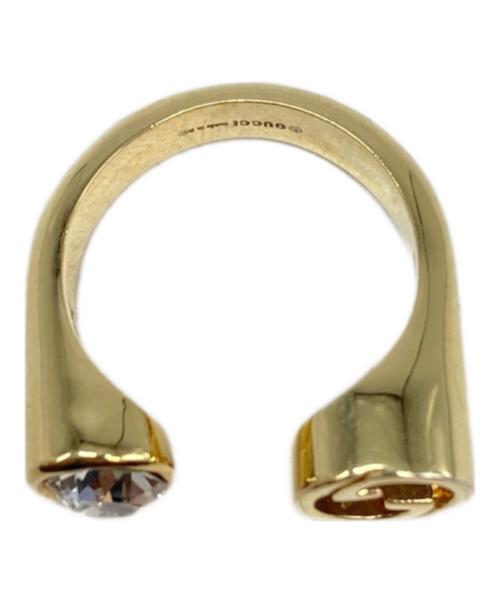 GUCCI（グッチ）GUCCI (グッチ) ブロンディ クリスタルリング ゴールド サイズ:XSの古着・服飾アイテム