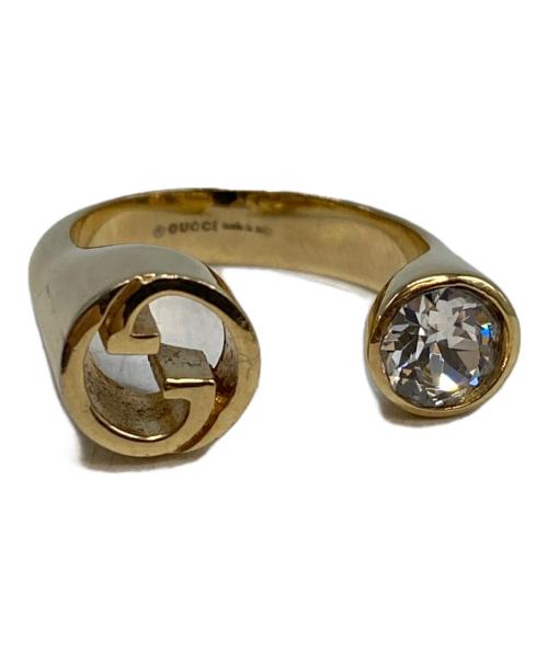 GUCCI（グッチ）GUCCI (グッチ) ブロンディ クリスタルリング ゴールド サイズ:XSの古着・服飾アイテム