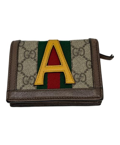 GUCCI（グッチ）GUCCI (グッチ) GGマーモント シェリーライン ウォレット ベージュの古着・服飾アイテム