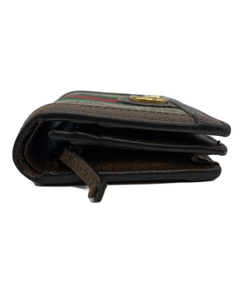 GUCCI（グッチ）GUCCI (グッチ) GGマーモント シェリーライン ウォレット ベージュの古着・服飾アイテム