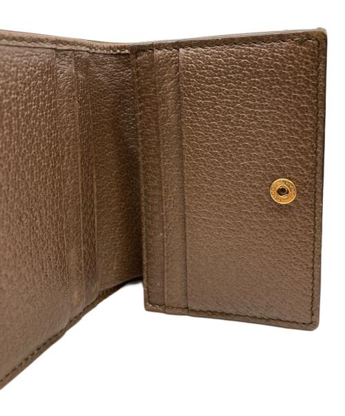 GUCCI（グッチ）GUCCI (グッチ) GGマーモント シェリーライン ウォレット ベージュの古着・服飾アイテム