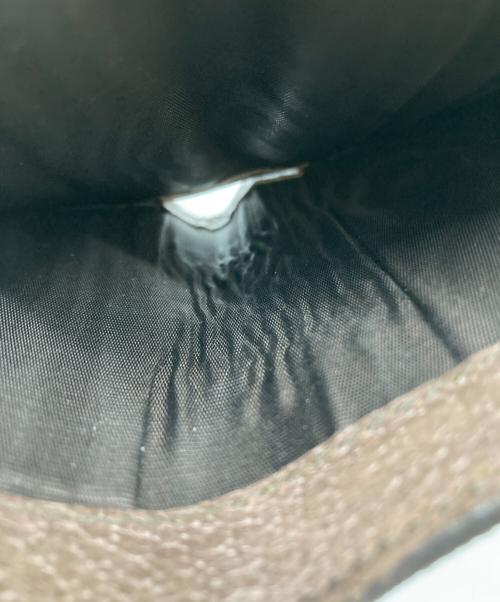 GUCCI（グッチ）GUCCI (グッチ) GGマーモント シェリーライン ウォレット ベージュの古着・服飾アイテム