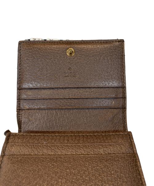 GUCCI（グッチ）GUCCI (グッチ) GGマーモント シェリーライン ウォレット ベージュの古着・服飾アイテム
