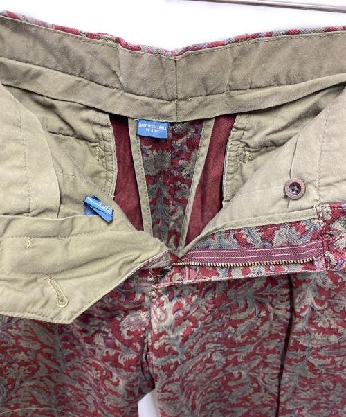POLO RALPH LAUREN（ポロ・ラルフローレン）POLO RALPH LAUREN (ポロ・ラルフローレン) 00's ペイズリ―フラワーショーツ レッド サイズ:32の古着・服飾アイテム