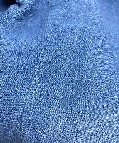 OUTIL（ウティ）OUTIL (ウティ) リネンフレンチワークジャケット インディゴの古着・服飾アイテム