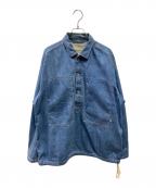 AVIREXアヴィレックス）の古着「THE FINEST QUALITY PRODUCT PULLOVER SHIRT」｜インディゴ