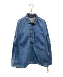 AVIREX（アヴィレックス）の古着「THE FINEST QUALITY PRODUCT PULLOVER SHIRT」｜インディゴ