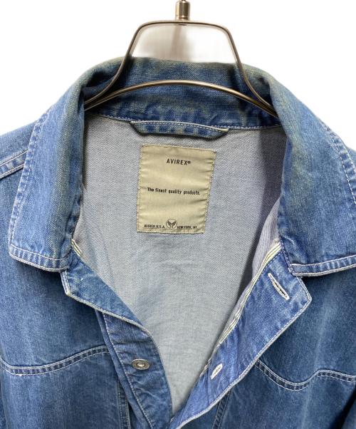 AVIREX（アヴィレックス）AVIREX (アヴィレックス) THE FINEST QUALITY PRODUCT PULLOVER SHIRT インディゴ サイズ:サイズ詳細参照の古着・服飾アイテム