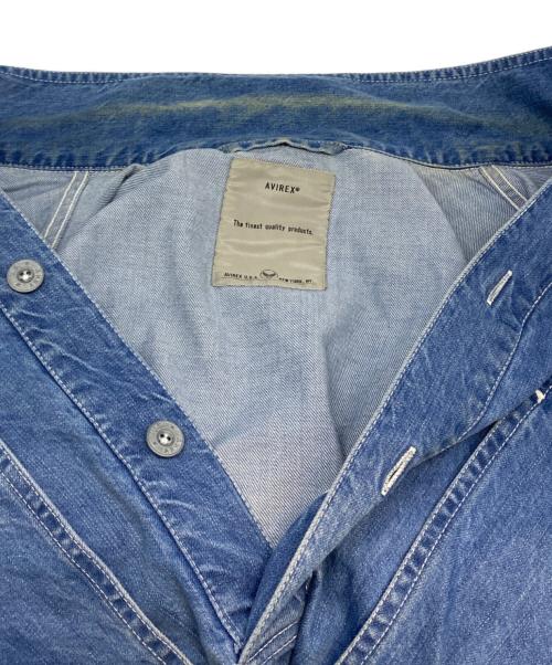 AVIREX（アヴィレックス）AVIREX (アヴィレックス) THE FINEST QUALITY PRODUCT PULLOVER SHIRT インディゴ サイズ:サイズ詳細参照の古着・服飾アイテム