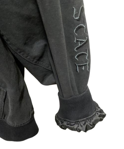 AVIREX（アヴィレックス）AVIREX (アヴィレックス) LEATHER PATCH DUCK HOOD JACKET ブラック サイズ:Lの古着・服飾アイテム