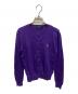 POLO RALPH LAUREN（ポロ・ラルフローレン）の古着「クルーネックカーディガン」｜パープル